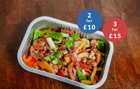 Oriental Salt & Pepper Pork Stir Fry