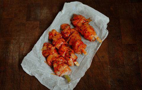 Pork kebab (seasoning optional)