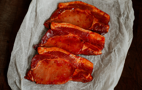 Glazed Pork Loin Steak